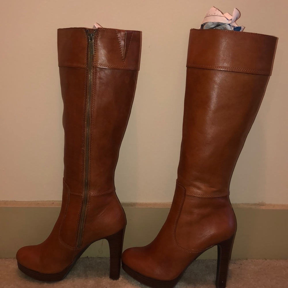 Genuine Leather Knee High Boots!